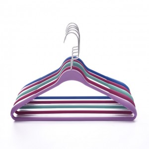 Wholesale Luxury Multi Color Boutique Plastic Clothes Pants Coat Socks Hanger For Clothing