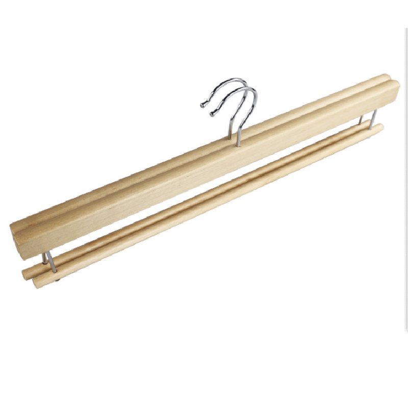 Best Selling Wooden Pant Blanket Hanger With Round Bar