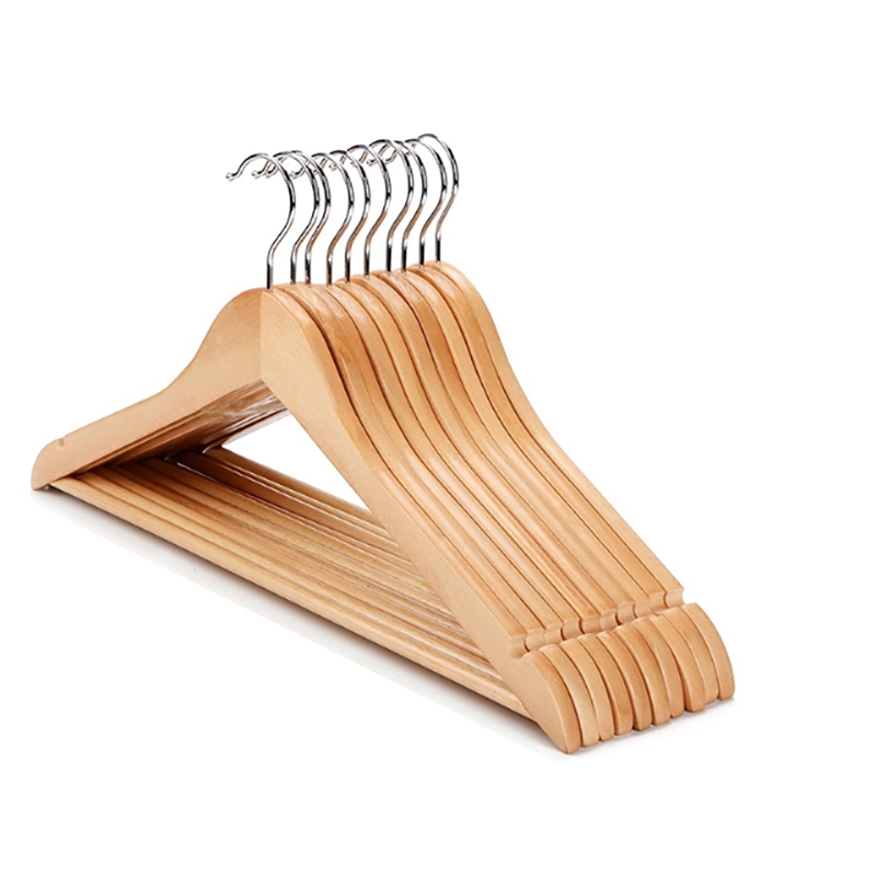 Colorful Anti-Slip Wooden Suit coat Hanger